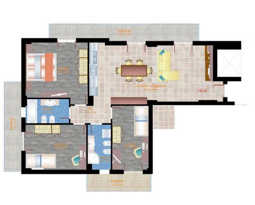 Archisio - Andrea Romano - Progetto Appartamento 1
