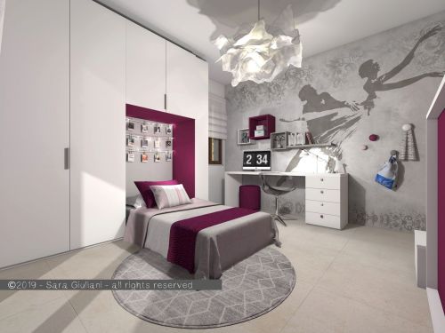 Archisio - Sara Giuliani - Progetto Cameretta sorelline
