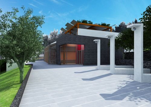 Archisio - Aldo Canepone - Progetto Nuovo auditorium e spazio di aggregazione sociale con terrazza belvedere