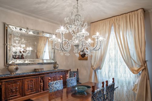 Archisio - Multiforme Lighting - Progetto Lampadari di lusso in vetro di murano per villa privata in franciacorta