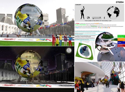 Archisio - Claudio Correale - Progetto Concorso internazionale per la progettazione di un struttura ricettiva a piazza lapa nel cuore di rio de janeiro fifa world cup 2014