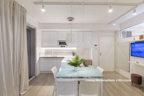 Archisio - Living Illuminazione - Progetto Pogetto luci per appartamento della sigra simona a riccione