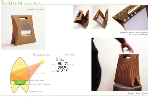Archisio - Luxurysign - Progetto Schiscia una piccola valigetta portadocumenti e forno solare premiata in occasione dellexpo 2015
