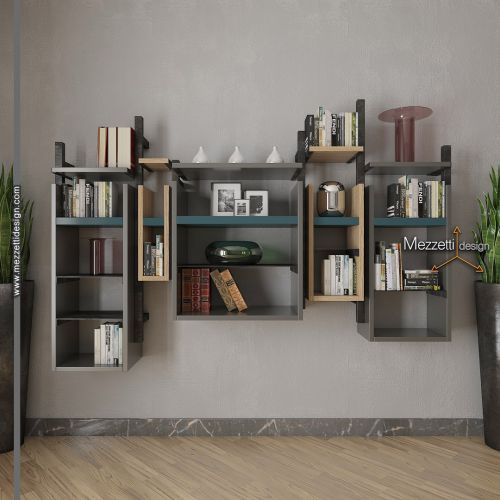 Archisio - Daniele Mezzetti - Progetto Libreria pensile