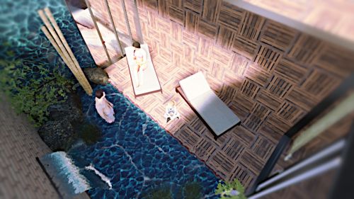 Archisio - Ostuni Giuseppe Pietro - Progetto Camera con piscina allaperto