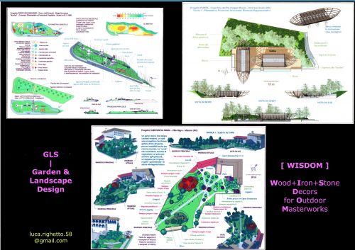 Archisio - Luca Righetto - Progetto Progettazione giardini Tre piani di recuperi ambientali