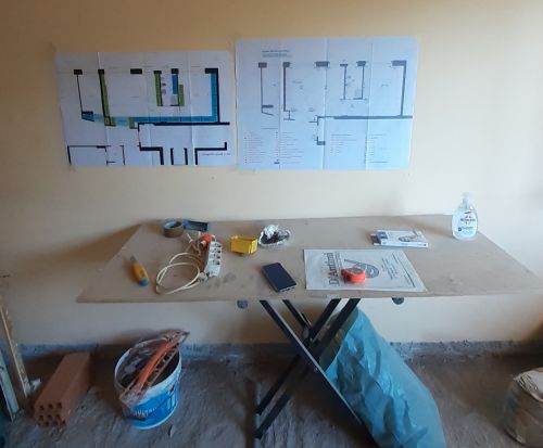 Archisio - Mani Srl Ristrutturazini - Progetto Accorpamento e ristrutturazione completa di due appartamenti in roma zona portuense