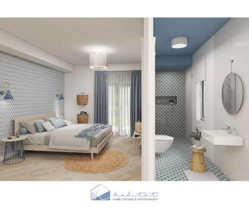 Archisio - Arianna Di Carlantonio Habitathomestaging - Progetto blue summer progetto arredo casa vacanze