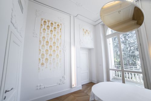 Archisio - Annalisa Alluto - Progetto Intervento di decorazione polimaterica su parete