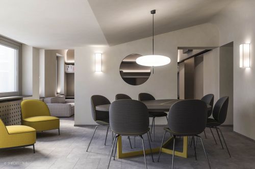 Archisio - Sf Architects - Progetto Dining room apartment in rome