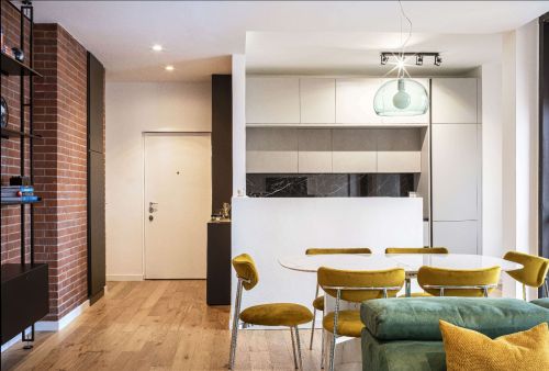 Archisio - Gianluca Chiocca Design - Progetto Ristrutturazione appartamento 90mq milano