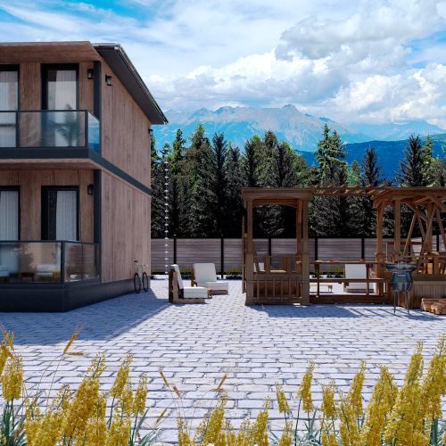 Archisio - Renderista 3d Visualizer - Progetto Casa nelle alpi