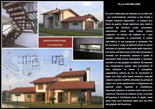 Archisio - Paolo Ceridono - Progetto Nuova villa unifamiliare
