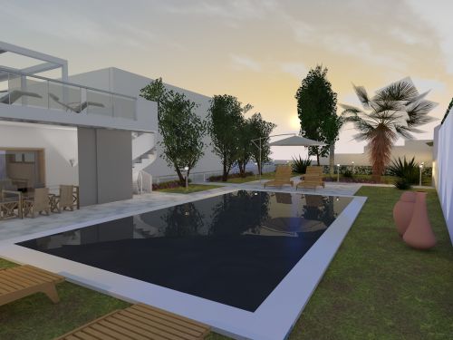 Archisio - Stiffi Francesco Architetto - Progetto Costruzione di una villa con piscina
