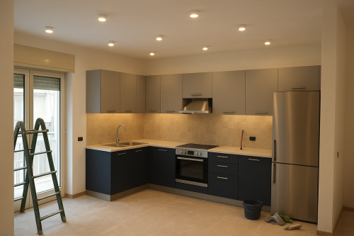 Archisio - Domenico Guadagni - Progetto Ristrutturazione completa appartamento casalnuovo di napoli