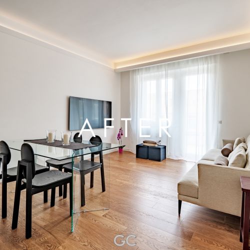 Archisio - Gianluca Chiocca Design - Progetto Ristrutturazione appartmento 70 mq - milano