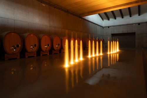 Archisio - Forme Dacqua - Progetto Fontana dinamica a pavimento cantina la piemontina