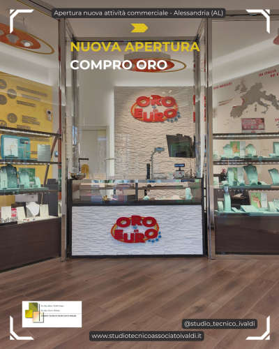 Archisio - Studio Tecnico Associato Ivaldi Carrer - Progetto Apertura nuova attivit commerciale-alessandriaal