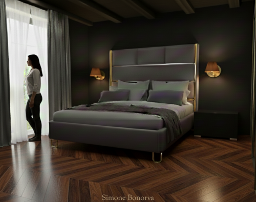 Archisio - Simone Bonorva - Progetto Bedroom2