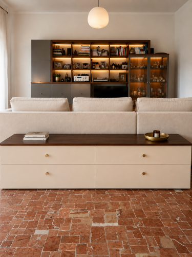 Archisio - Fp Forma - Progetto Arredo soggiorno su misura san giuliano milanese