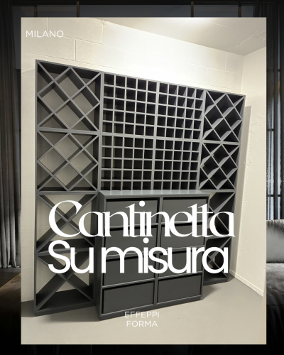 Archisio - Fp Forma - Progetto Cantina vini su misura milano zona forlanini