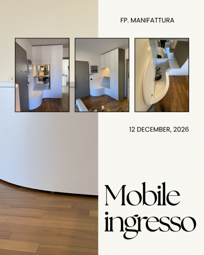 Archisio - Fp Forma - Progetto Mobile ingresso su misura citylife mila