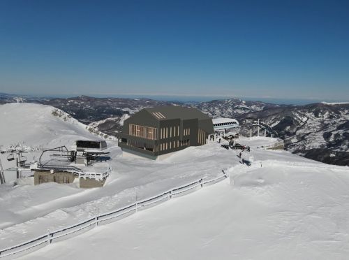 Archisio - Stefano Arzilli Studio Di Archiettura - Progetto Rifugio zeno col monte gomito-abetone pt