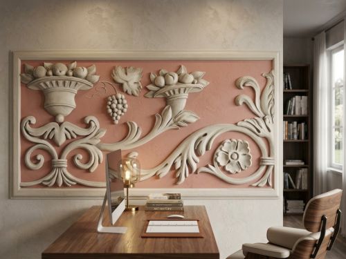 Archisio - Alessandra Arrigoni - Progetto Pannello decorativo motivi classici