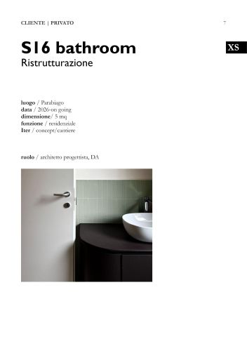 Archisio - Andrea Deponti - Progetto S16 - bagno