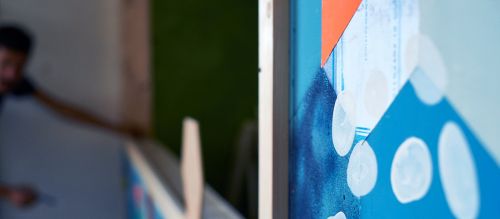 Archisio - Lavoro di Fractal Studio Creativo - Forniamo un servizio di progettazione grafica personalizzata che include lo studio cromatico e la scelta di materiali eco-compatibili per la realizzazione di decorazioni dinterni pitture murali su
