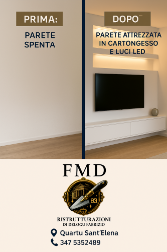 Archisio - Lavoro di Fmd Ristrutturazioni Di Delogu Fabrizio - Fmd ristrutturazioni di delogu fabrizio - il tuo sogno la nostra passioneBenvenuto nel mondo di fmd ristrutturazioni dove ogni progetto prende vita con stile e maestria Operiamo a cagliari e in t