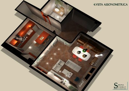 Archisio - Progetto di Simona De Marco - Architetto specializzato in interior design con esperienza nello sviluppo di ristrutturazioni residenziali e di spazi legati al settore food e retail Si occupa della progettazione integrata di arred