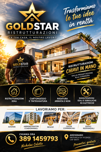 Archisio - Lavoro di Goldstar Ristrutturazioni Di Celotto Nicholas - Impresa specializzata nelle finiture e opere edili