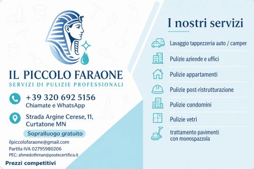 Archisio - Lavoro di Il Piccolo Faraone - Servizi di pulizie professionali