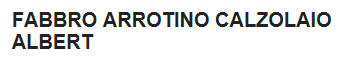 Archisio - Impresa Fabbro Arrotino Calzolaio Albert - Fabbro - Savona SV