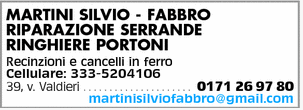 Archisio - Impresa Martini Silvio Fabbro Riparazione Serrande Ringhiere Portoni - Fabbro - Borgo San Dalmazzo CN
